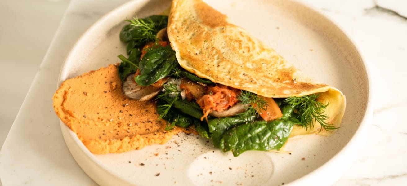 Photo of an omelette dish